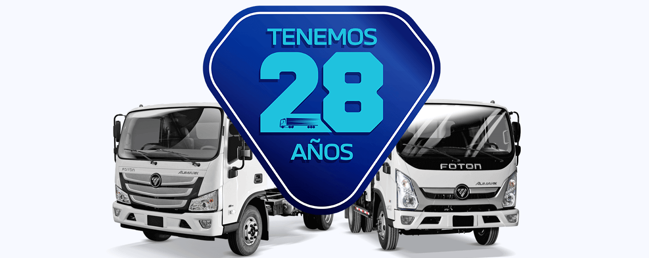 Foton Venezuela - Tenemos 28 años Cabecera Blog